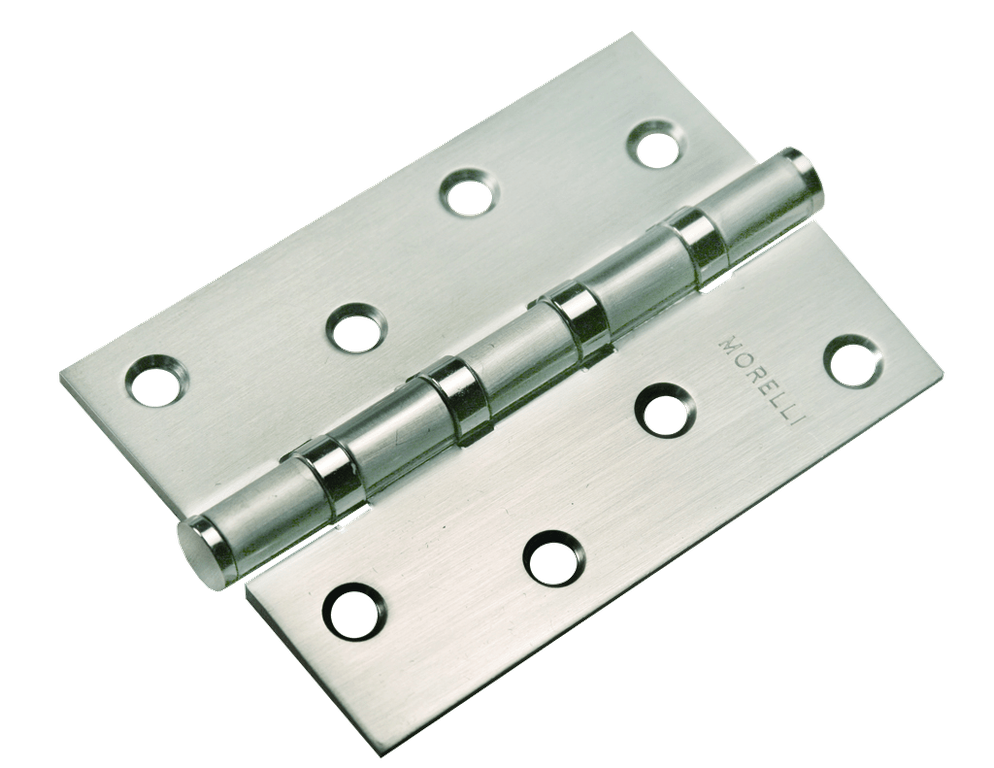 Петля стальная универсальная MS 100X70X2.5-4BB SN (Белый никель)
